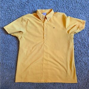 J Lindeberg Men's Yellow Polo Shirt Size XL